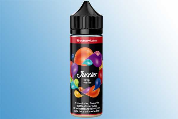 Strawberry Laces Juccier Vape UK Liquid 60ml leckere Erdbeer Gummibärchen Schnüre