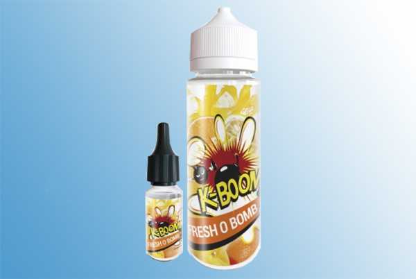 Fresh O Bomb K-BOOM Aroma 10ml + Chubby 120ml reife Orangen und Zitronen mit einem Hauch Frische