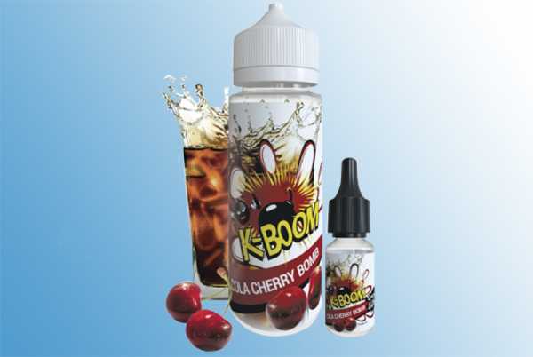 Cola Cherry K-BOOM Aroma 10ml + Chubby 120ml leckere Kirsch Cola