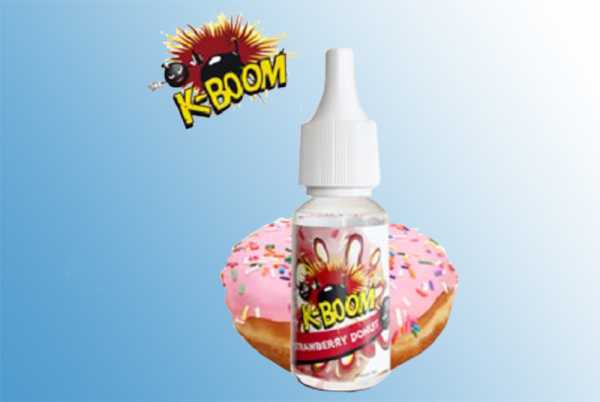 K-Boom Strawberry Donut Aroma Erdbeer-Donut mit pinker Zuckerglasur