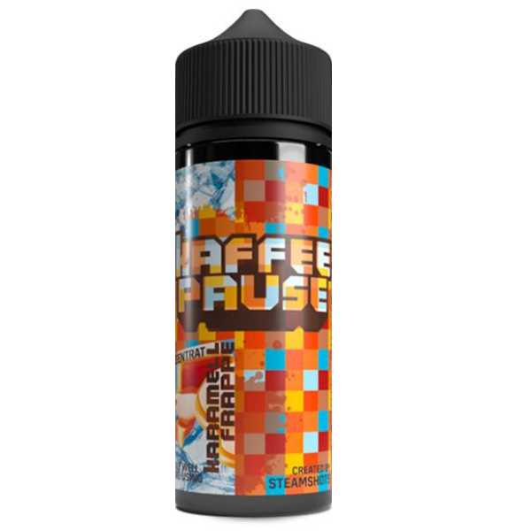 Karamell Frappe Ice Kaffeepause Steamshots Aroma 10ml / 120ml (Eiskaffee +Karamell und kühler Note)