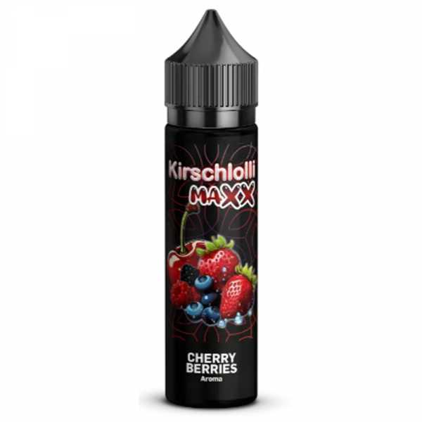 Cherry Berries Kirschlolli Maxx Aroma 10ml / 60ml (Fruchtmix aus Kirsche, Erdbeere, Himbeere, Brombeere und Blaubeere)