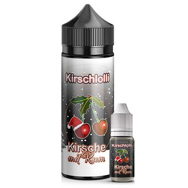 Kirsche mit Rum Kirschlolli Aroma 10ml / 120ml Kirsche trifft auf Rum