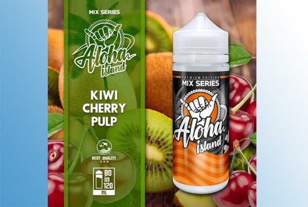 Kiwi Cherry Pulp Aloha Island 120ml Liquid Fruchtmix aus Kiwi und Kirschen