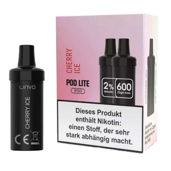 Cherry Ice 20mg Linvo Pod Lite 2 Stück (Kirsche mit Frische)