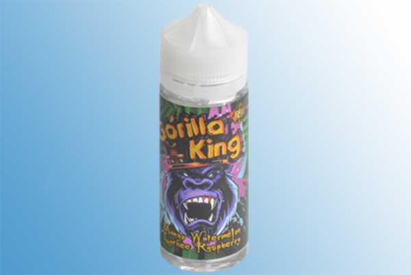 Mango, Watermelon, Lychee, Raspberry – 120ml Gorilla King Liquid Fruchtmix aus Mango, Wassermelone, Lychee und Himbeeren