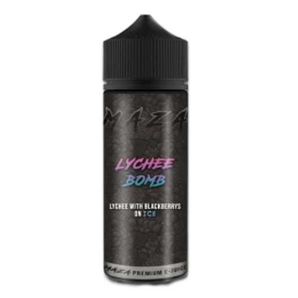 Lychee Bomb Maza Longfill Aroma 20ml / 120ml Lychee und Brombeeren mit Koolada Kick