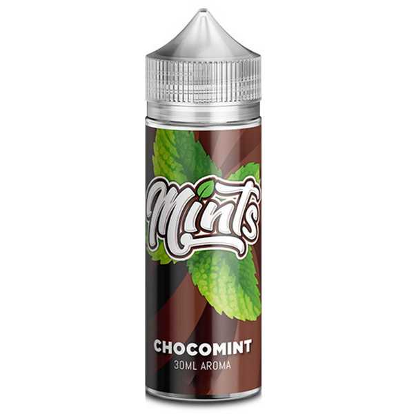 Chocomint Mints Aroma Longfill 30ml / 120ml dunkle Schokolade mit erfrischend süßer Minze