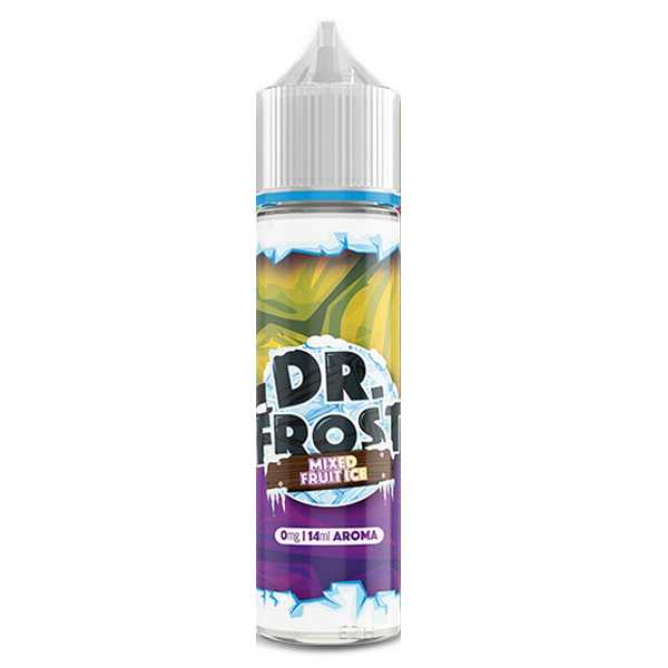 Mixed Fruit Ice Dr. Frost Aroma 14ml / 60ml Fruchtmix aus Passionsfrucht, Mango, Beeren mit frischer Menthol Note