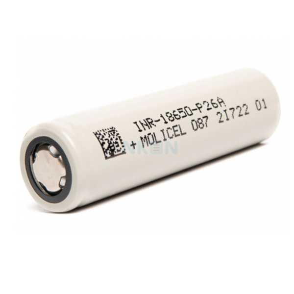 Molicel INR 18650 Akku P26A 2600mAh 35A