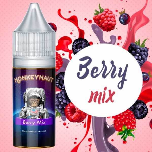 Monkeynaut Berry Mix Aroma Himbeeren, Brombeeren und Heidelbeeren im Mix