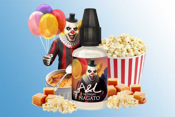 Nagato A & L Aroma 30ml Vanillige Creme Brulee trifft auf karamellisiertes Popcorn