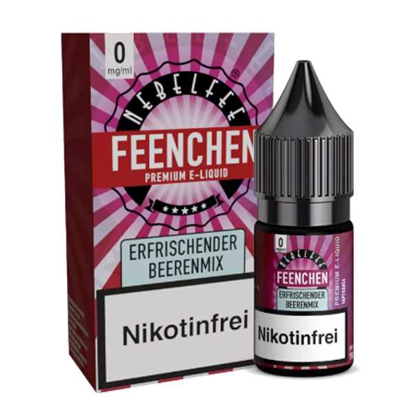 erfrischender Beerenmix Nebelfee Nikotinsalz Liquid 10ml Beerenmix mit kühler Note