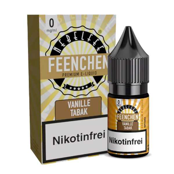 Vanille Tabak Nebelfee Nikotinsalz Liquid 10ml (Tabak + Vanille Geschmack)