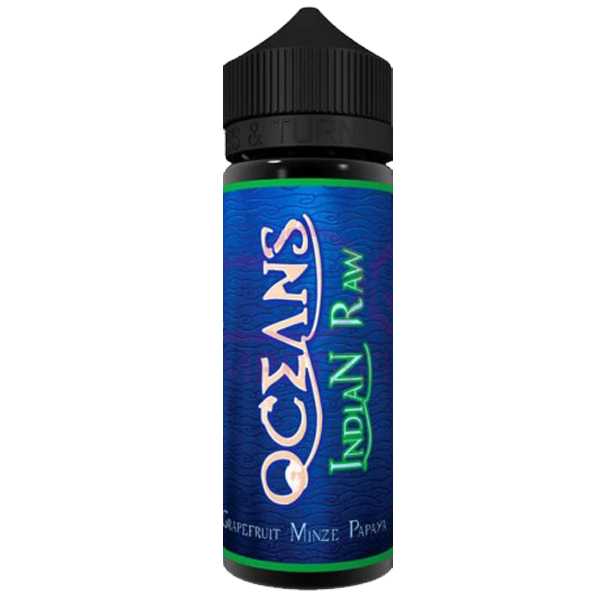 Indian Raw Oceans Aroma 20ml / 120ml erfrischende Grapefruit und Papaya treffen auf Minzblätter