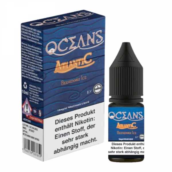 Atlantic Oceans Nikotinsalz Liquid 10ml (Beerenmix mit Frische)