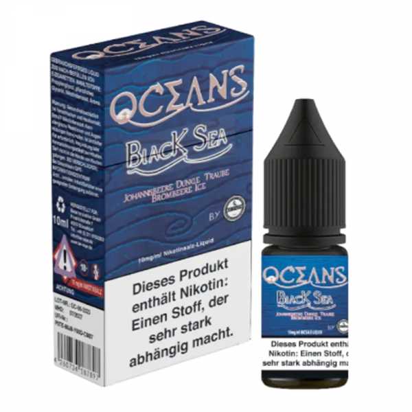 Black Sea Oceans Nikotinsalz Liquid 10ml (Traube, Brombeeren und Johannisbeeren mit kühler Note)