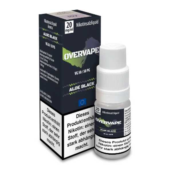 Aloe Black OverVape Nik-Salt Liquid 10ml (Trauben und Johannisbeere)