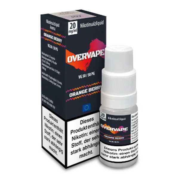 Orange Berry OverVape Nik-Salt Liquid 10ml (saftige Orangen und Beeren)