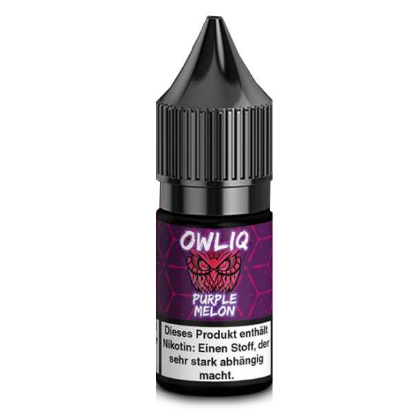 Purple Melon OWL Nikotinsalz Liquid 10ml (süßer Melonen Geschmack verfeinert mit Passionsfrucht)