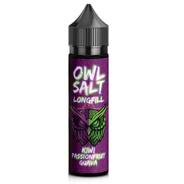 Kiwi Passionsfruit Guava OWL Longfill Aroma 10/60ml (exotischer Fruchtmix mit Kiwi, Passionsfruit und Guave)