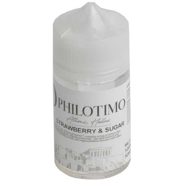 Strawberry & Sugar Philotimo Aroma 30ml / 60ml Wilderdbeeren getoppt mit Puderzucker