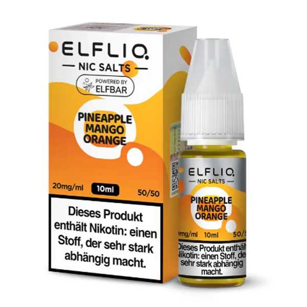 Pineapple Mango Orange ELFLIQ Nikotinsalz Liquid 10ml (Ananas, Mango, Orange)