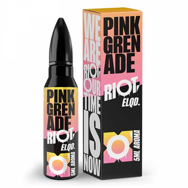 Pink Grenade - Riot Squad Liquid 60ml intensiver Erdbeergeschmack mit einem frischen Zingy Zitronenabgang