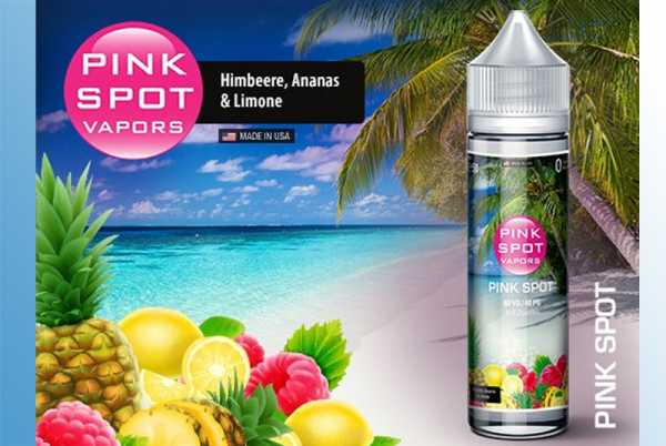 Pink Spot - Pink Spot Liquid 60ml Früchtemix aus Himbeeren, Ananas und Limonen