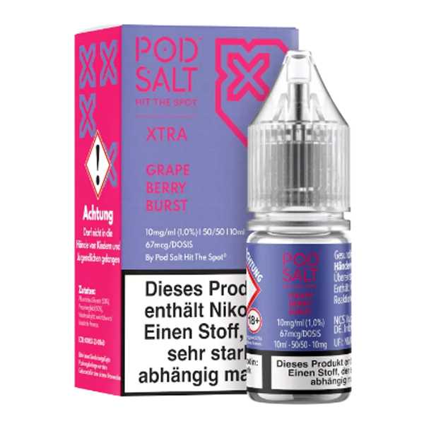 Grape Berry Burst Pod Salt X Nikotinsalz Liquid 10ml (Trauben und Beeren mit Kühle)