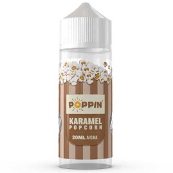 Karamel Popcorn Poppin Aroma 20ml / 120ml süßes Popcorn umhüllt mit knackigen Karamel