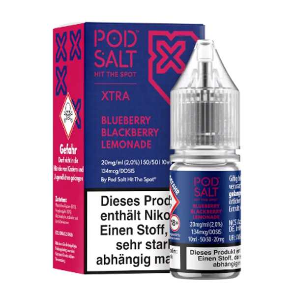 Blueberry Blackberry Lemonade Pod Salt X Nikotinsalz Liquid 10ml (Limonade mit Blaubeeren und Brombeeren)