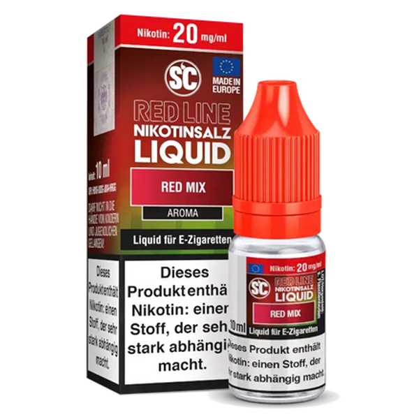 Red Mix Red Line Nikotinsalz SC Liquid 10ml (Beerenmix mit Erdbeer, Himbeer und Brombeer)