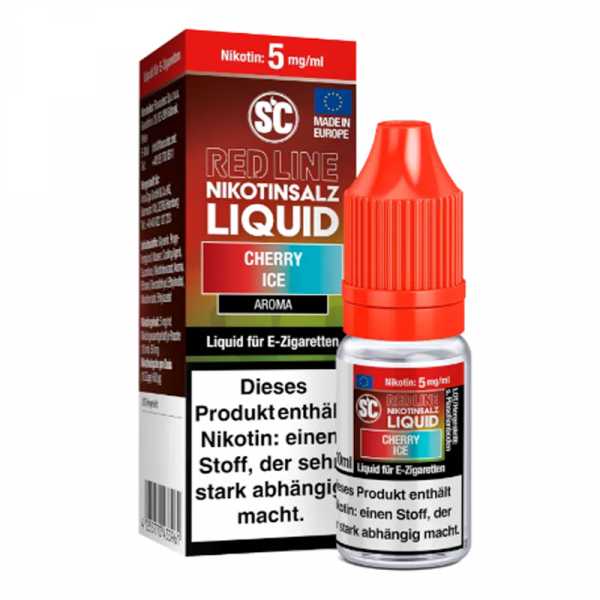 Cherry Ice Red Line Nikotinsalz SC Liquid 10ml (Kirsch Geschmack mit frischer Note)