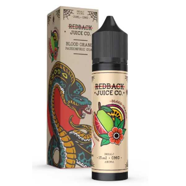 Blood Orange Passionsfruit Guava Redback Juice Co. Aroma 15ml / 60ml (exotischer Früchtemix mit Orane, Passionsfrucht und Guave)