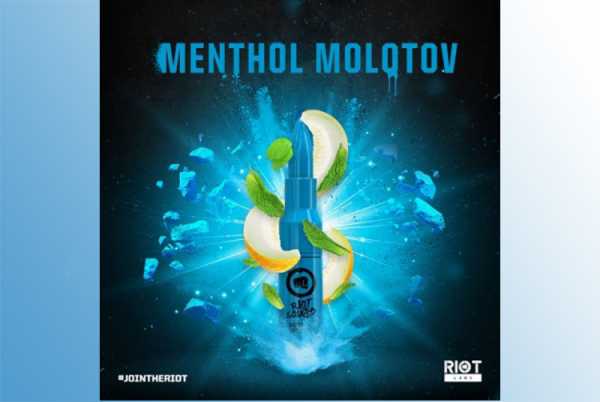 Menthol Molotov - Riot Squad Liquid 60ml tropischer Fruchtmix aus Mango, Papaya und Ananas mit kühlenden Menthol Abgang