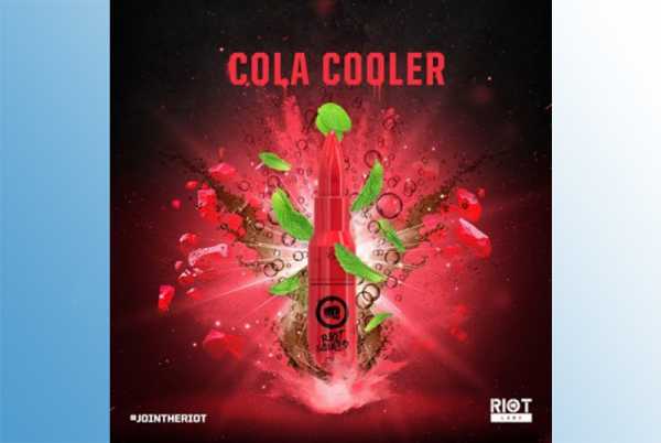 Cola Cooler - Riot Sqaud Liquid 60ml süße spritzige Cola trifft Menthol Kick