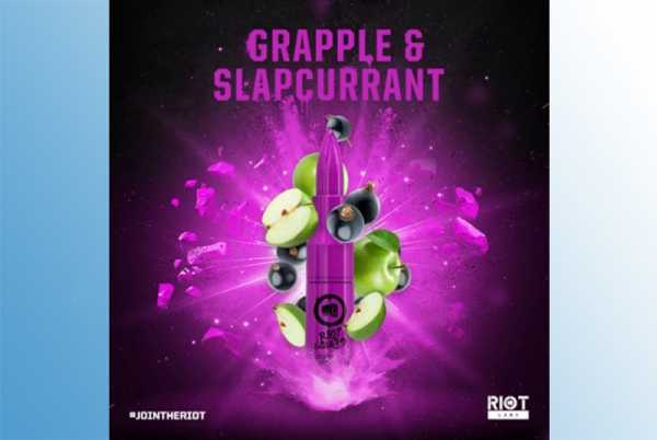 Grapple & Slapcurrant - Riot Squad Liquid 60ml süß/saure Äpfel treffen auf reife schwarze Johannisbeeren