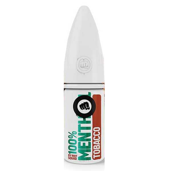 Menthol Tobacco Riot Squad Nikotinsalz Liquid 10ml Tabak mit Menthol