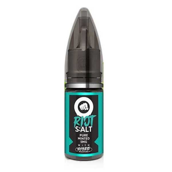 Pure Minted Riot Squad Nikotinsalz Liquid 10ml Pfefferminz mit erfrischenden Menthol und süßen Beeren