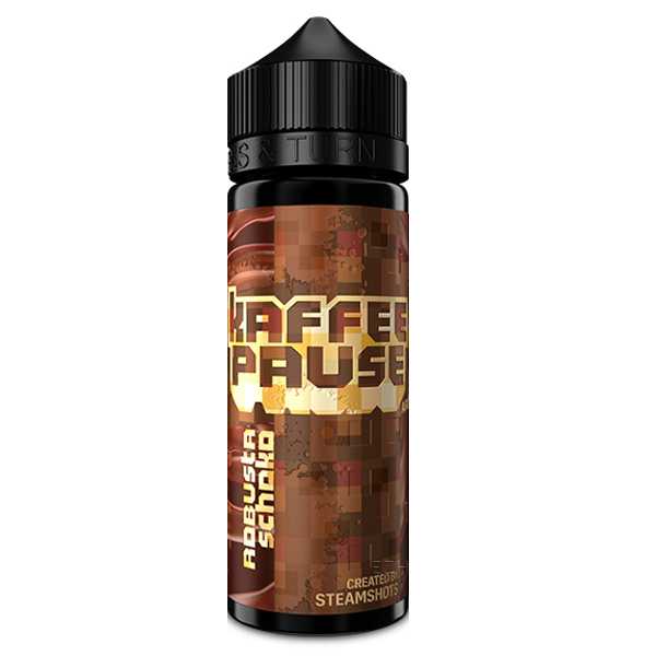 Robusta-Schoko Kaffeepause Steamshots Aroma Longfill 20ml / 120ml excellenter Kaffeegeschmack verfeinert mit Schokolade