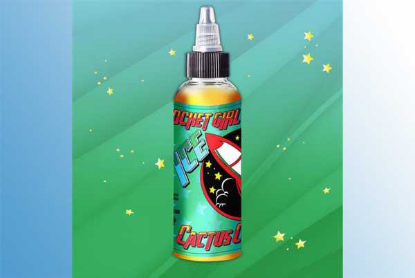 Cactus Comet Ice - Rocket Girl Aroma süße Jelly Bonbons mit Himbeer und Cactus Geschmack und Frische Kick