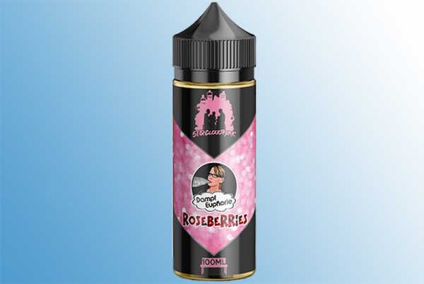 Roseberries - Dampfeuphorie 120ml Liquid süße reife Himbeeren verfeinert mit Rosenblüten