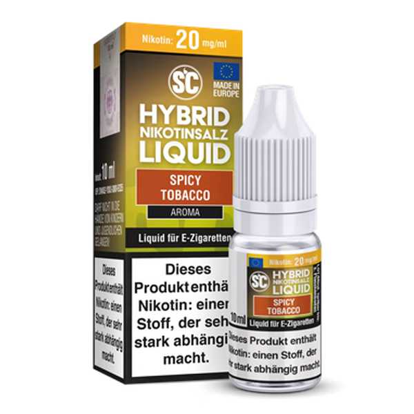 Spicy Tobacco SC Hybrid Nikotinsalz Liquid 10ml Tabak mit holziger Note