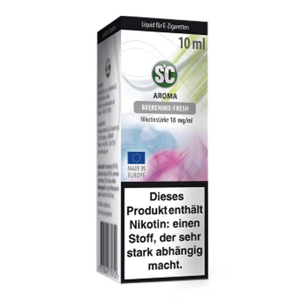 Beerenmix-Fresh SC Liquid 10ml Beerenmix trifft auf Menthol