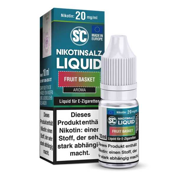 Fruit Basket Nikotinsalz SC Liquid 10ml Fruchtmix mit süßen und sauren Noten