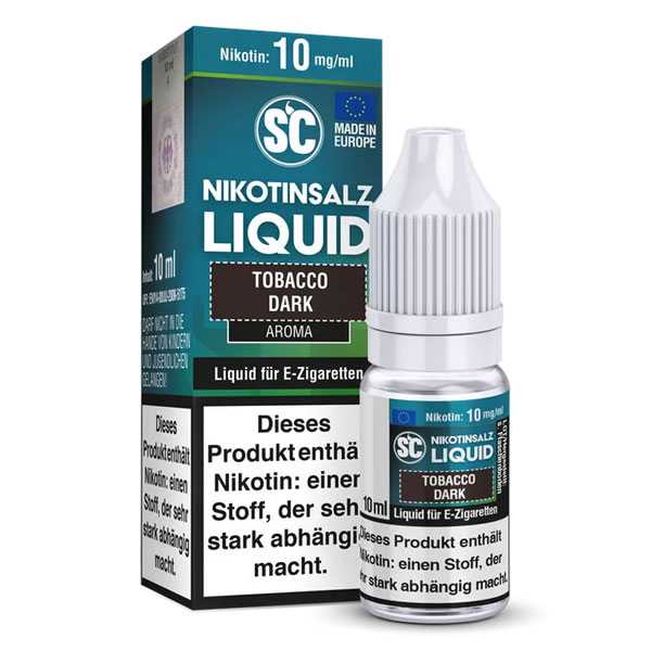 Tobacco Dark Nikotinsalz SC Liquid 10ml dunkler Tabak Mix