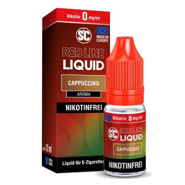 Cappuccino Red Line Nikotinsalz SC Liquid 10ml (leckerer Cappuccino Geschmack)