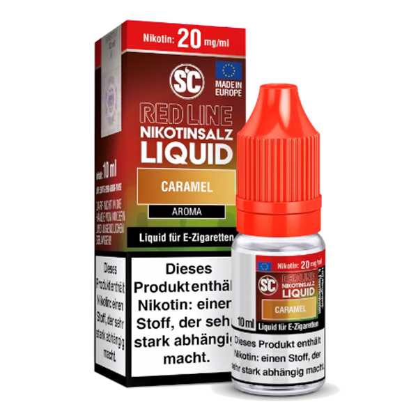 Caramel Red Line Nikotinsalz SC Liquid 10ml Karamel Geschmack