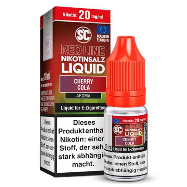 Cherry Cola Red Line Nikotinsalz SC Liquid 10ml leckerer Kirsch Cola Geschmack